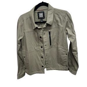 Duluth Alaskan Hard gear utility jacket tan women’s XS oversize